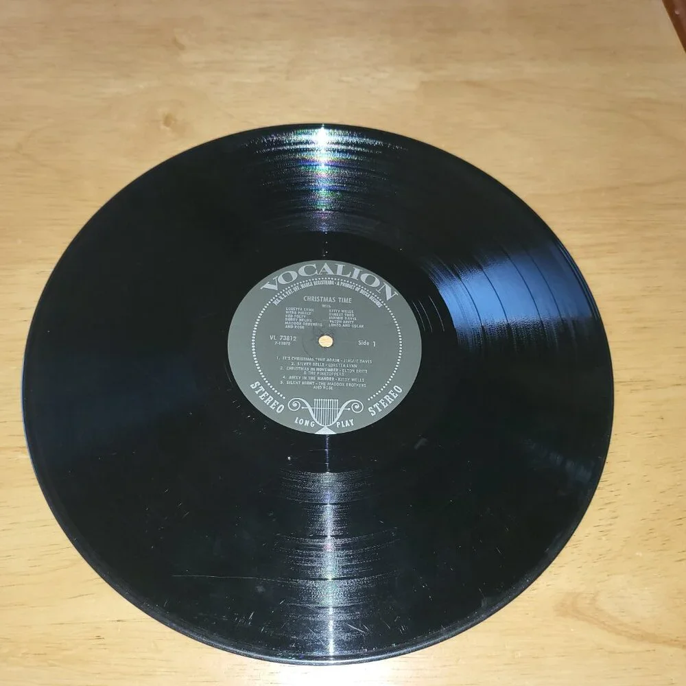 CHRISTMAS TIME With Jimmie Davis Loretta Lynn LP 1967 Decca Records VL 73812 LP2 - Picture 4 of 7